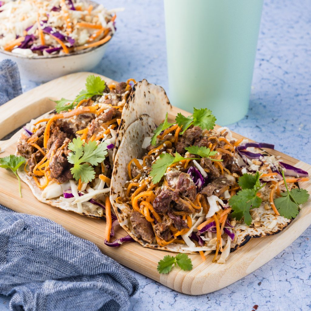 FSA 15 Minute Thai Inspired Pulled Beef Wraps with Coriander alt 1